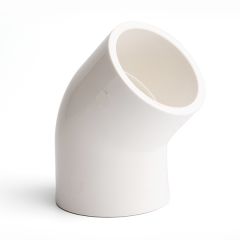 White Elbow - 45 degrees - Imperial