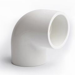 White 90 Degree Elbow - Imperial
