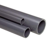 Pressure Pipe - Imperial, grey PVC in 1m lengths
