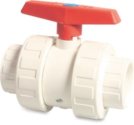 * White Cepex Ball Valve Double unions - Imperial