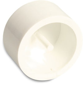 * White End Cap Plain - Imperial