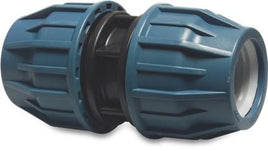 MDPE Compression Coupler  - Metric