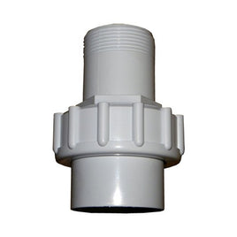 White Male-Threaded Socket Union