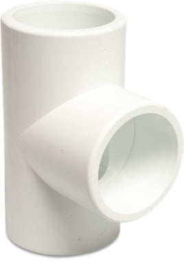 * White 90 Degree Equal Tee - Imperial