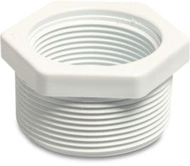 * White Threaded Reducer - 2" to 1 1/2"