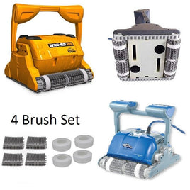 Dolphin Wave 100 Combination Gel Brush Set (4)